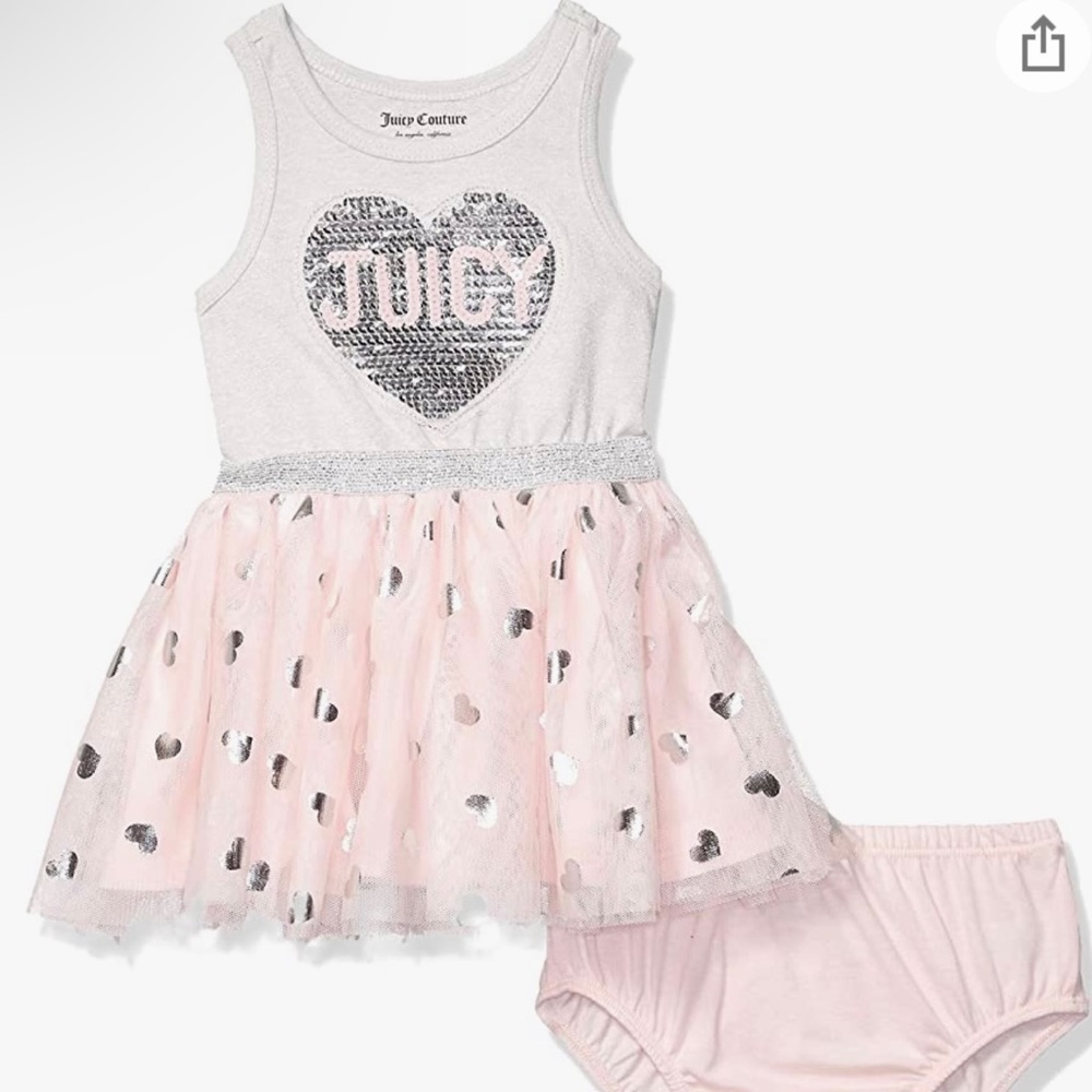 Infant girl dress with matching underpants